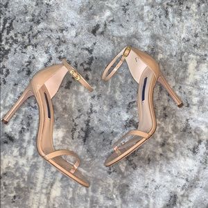 Nudistong patent nude heel